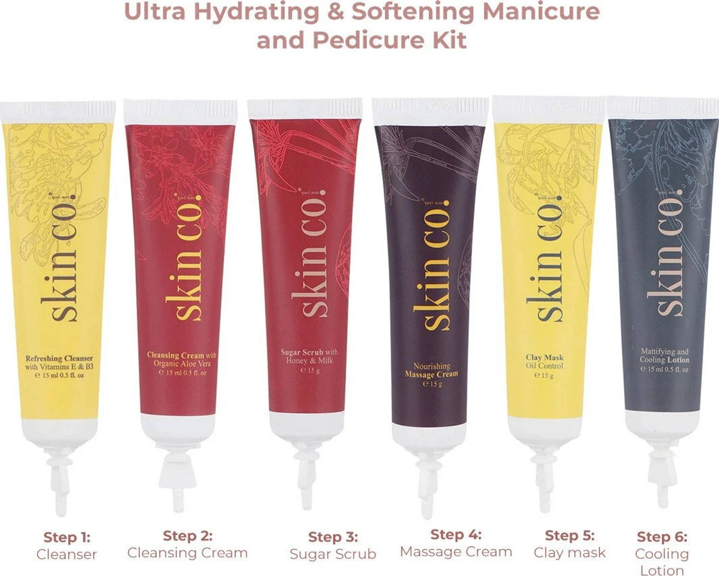 Skin Co. NYC Ultra Hydrating And Softening Pedicure/ Manicure Spa Kit