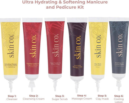 Skin Co. NYC Ultra Hydrating And Softening Pedicure/ Manicure Spa Kit