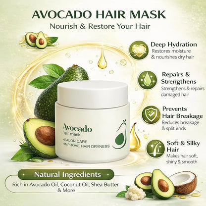 Avocado Hair Mask (Pack of 2)
