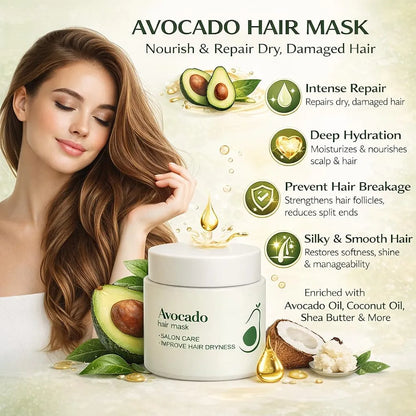 Avocado Hair Mask (Pack of 2)