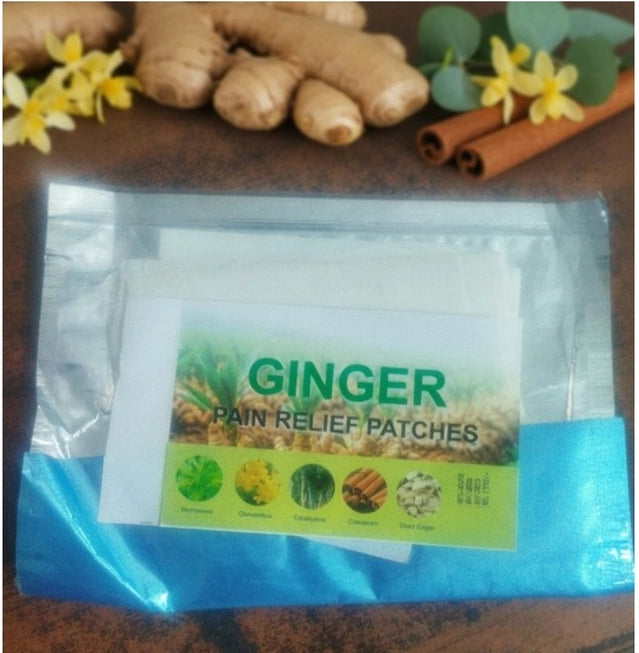 Ginger Pain Relief Patches 10pcs (Pack of 1)