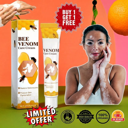VitiGO™ Revitalizing Bee Venom Cream | Effective Solution for Vitiligo, White Spots & Skin Revitalization  - Pack of 3